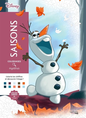 Hachette Coloriages mystères Disney :Saisons