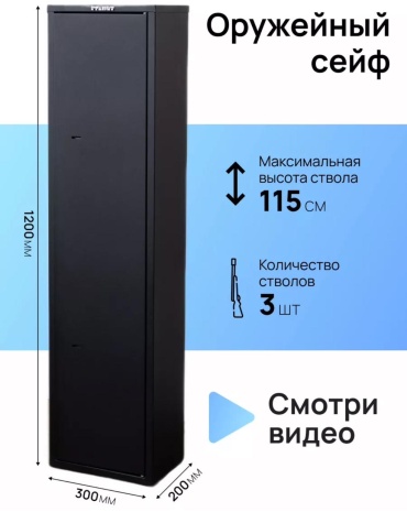 Сейф 926789715 ключевой замок (300х1200х200 мм)