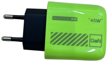 Зарядное устройство APD-AC25 USB Type-C, USB зеленый