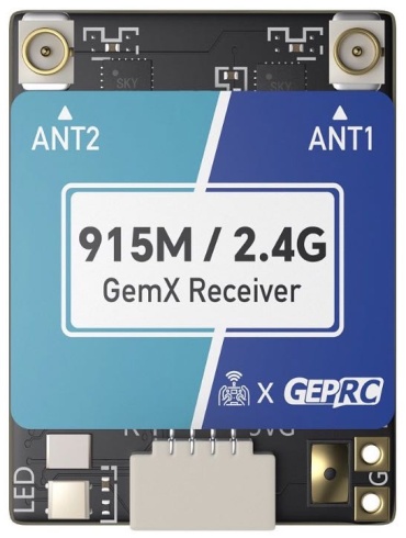 Приемник GEPRC GEPRC ELRS 915M/2.4G Gemini Xrossband Receiver