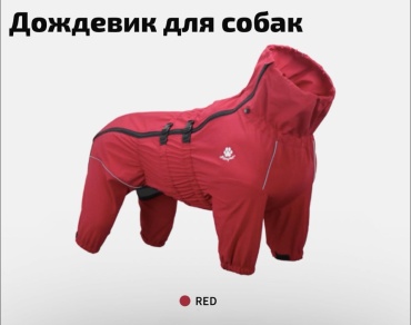 Дождевик MS-2179087 красный M