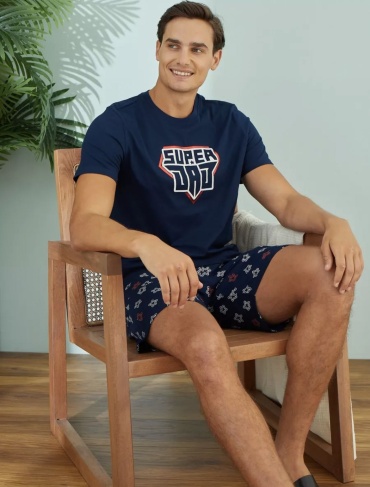 Пижама синий