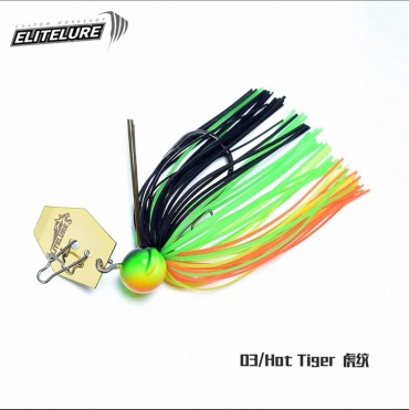 Блесна Отдых в стиле Блесна Chatterbait Jig EliteLure Roaring Lion 5 г с лопастью и силиконовым хвостом, приманка для щуки, судака и окуня 1 шт