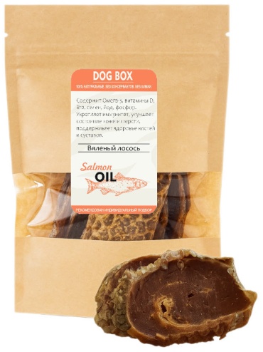Лакомство DOG BOX Ролл лосось 100 г
