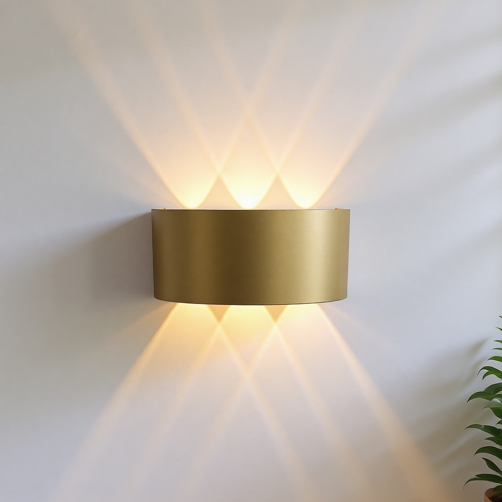 Бра настенный LU LED LED, золотистый