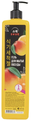 Гель для мытья посуды, SOYE, 1 л 1 л