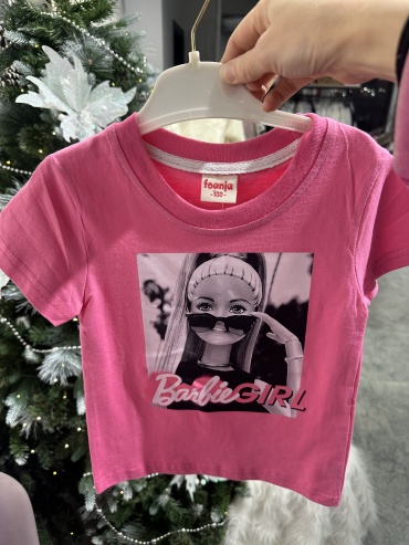 Футболка Barbie малиновый