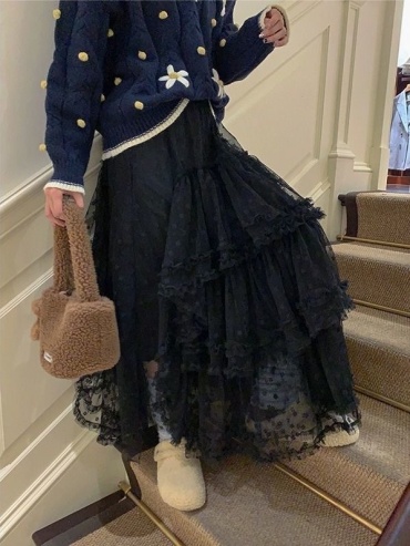 Широкая юбка Fashion черный