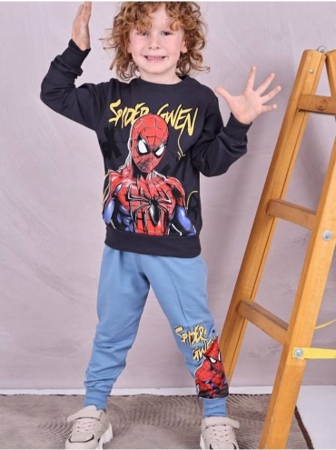 Комплект Spider-Man синий, серый