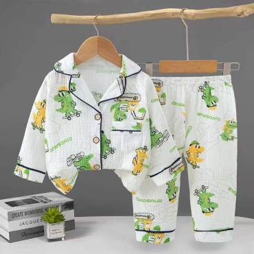 Пижама Murat Baby белый, зеленый