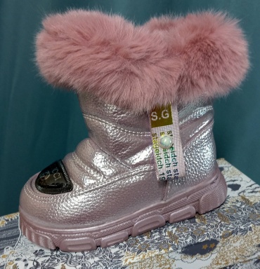 Сапоги сиреневый