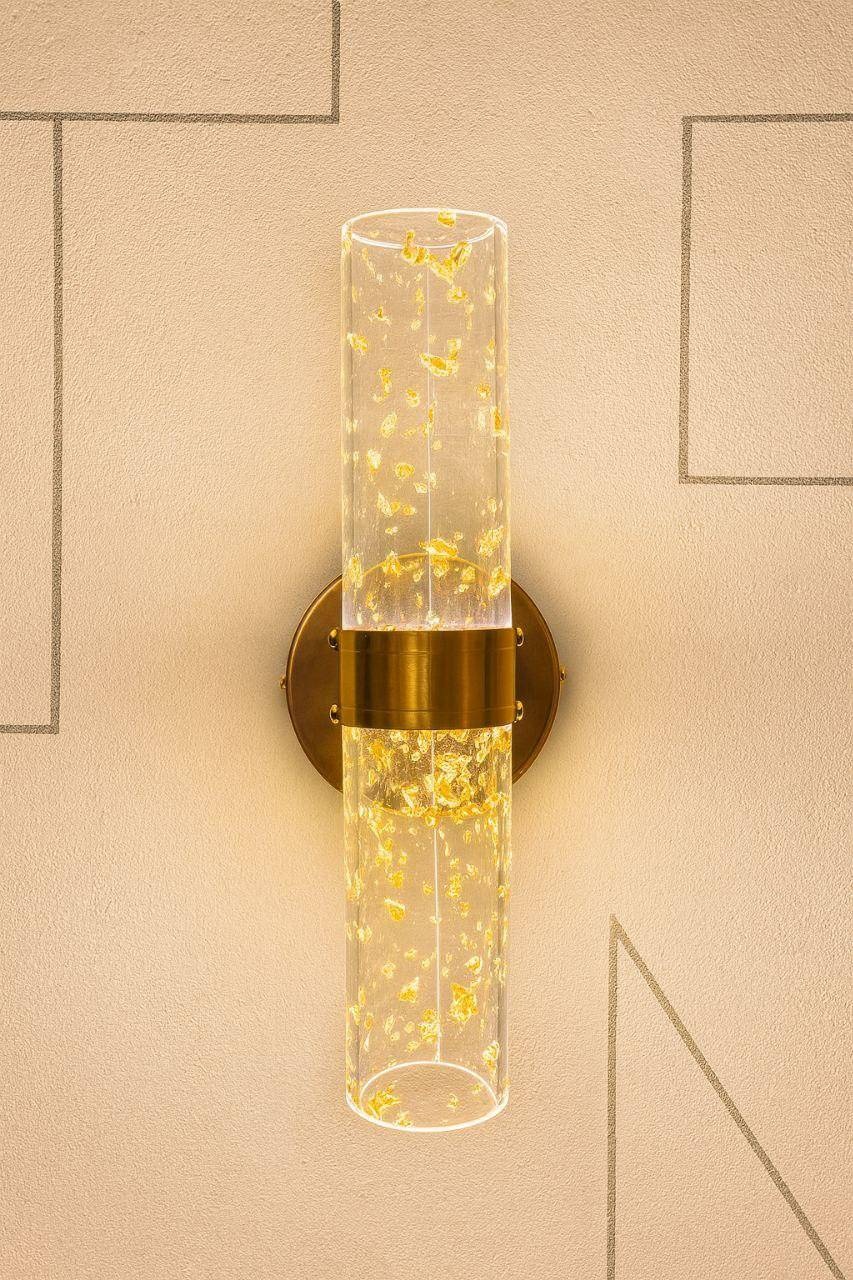 Бра настенный LED, латунь