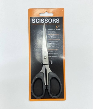 Ножницы универсальные Scissors SC6", 16 см, черный
