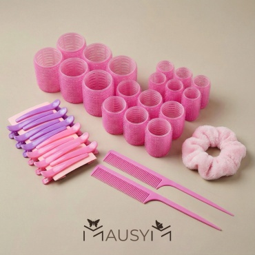 MAUSYM бигуди липучки 34 шт d 4.5 см