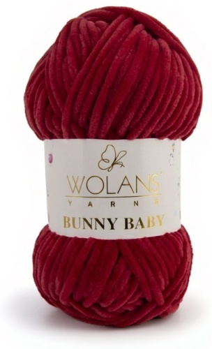 Моток WOLANS Wolans Bunny Baby темно-красный 120 м 100 г