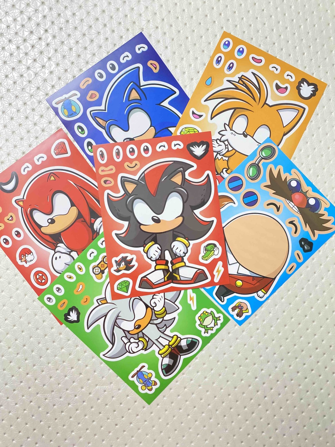 Наклейки Набор наклеек Соник/Sonic