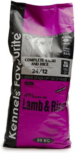 Корм Kennels' Favourite Lamb &amp; Rice Ягненок с рисом для взрослых всех пород 20 кг