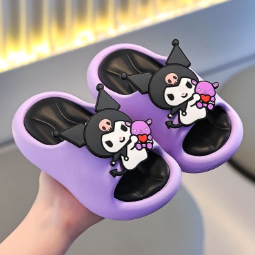 Шлепанцы Kuromi фиолетовый, черный