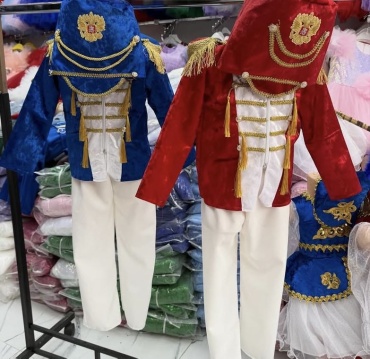 Карнавальный костюм «Гусар» синий, белый