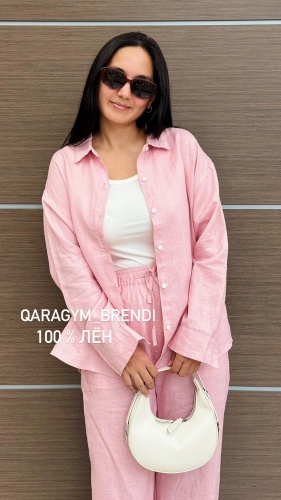 Рубашка розовый