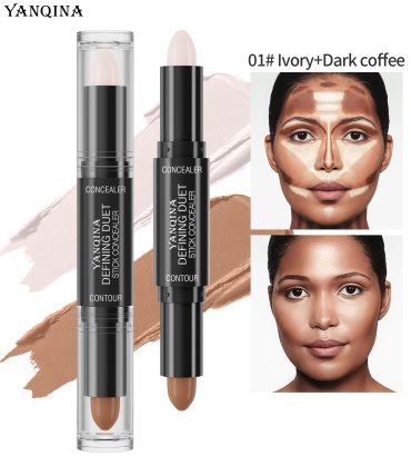 Yanqina Defining Duet карандаш для контуринга 01 Ivory Dark Coffee