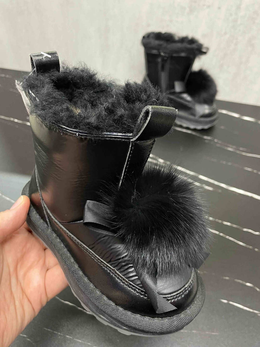Угги черный