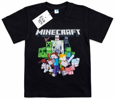 Футболка Майнкрафт Eva Yes Minecraft черный