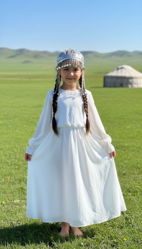 Национальный костюм BORTE белый