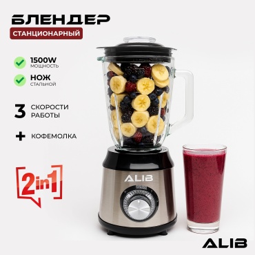 Блендер стационарный ALIB Ers-88 серебристый