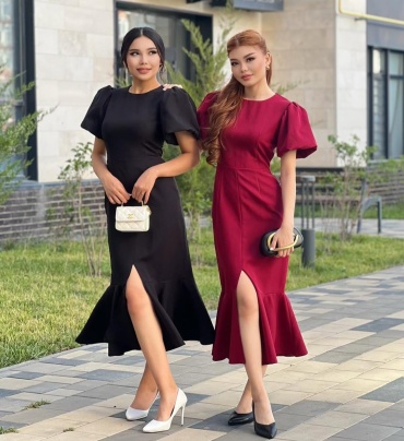 Вечернее платье Amante бордовый