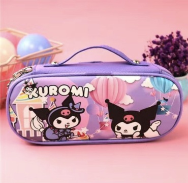 Пенал Kuromi Hello Kitty Kuromi, застежка молния, фиолетовый