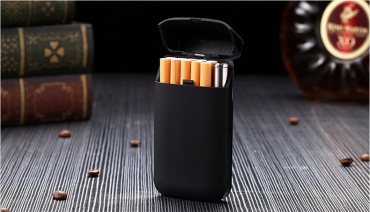 Портсигар HD-606 11.5 x 5.5 см с зажигалкой