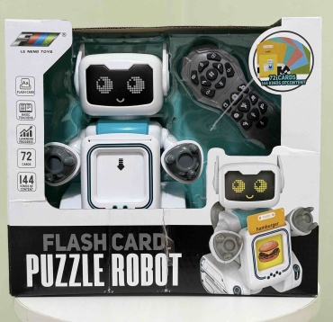 Робот Flash card Puzzle Robot, высота 23 см