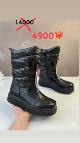 Ботинки черный