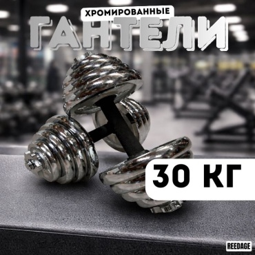 Набор гантелей REEDAGE разборная 30 кг