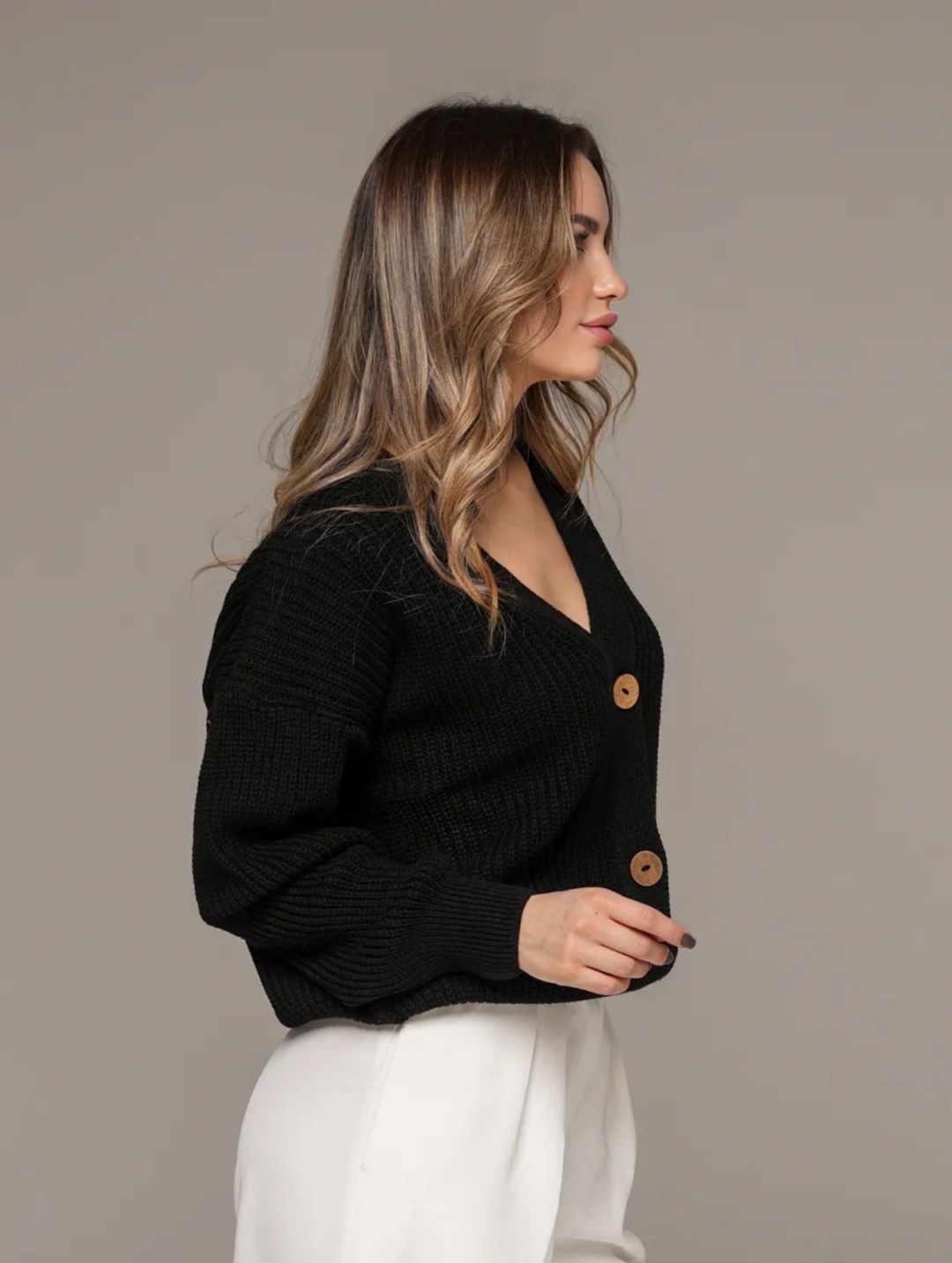 Кардиган TRENDY EIGHT черный