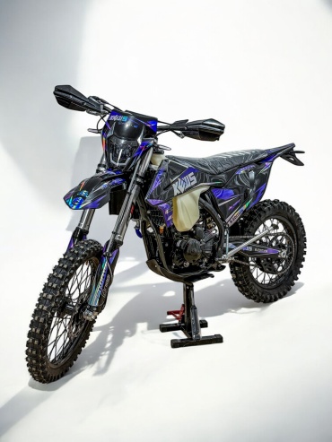 Мотоцикл KEWS K16 R-EDITION черный, фиолетовый