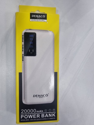 Внешний аккумулятор Demaco DKK-008 20000 мАч белый