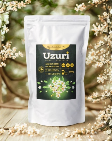 Чай Uzuri Jasmine Green Tea зеленый листовой 500 г