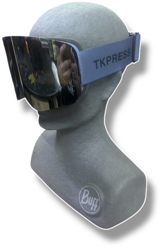 Маска горнолыжная TKPRESS Tkprssblck синий размер Onesize