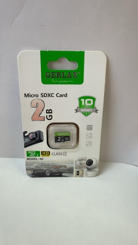 GERLAX microSDHC 452607 2 Гб