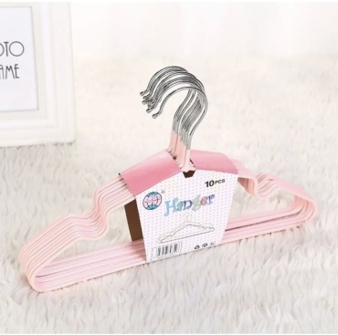 Набор вешалок DS-KIDS розовый 10 шт