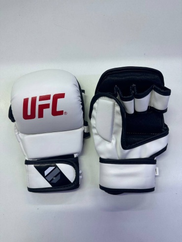 Перчатки 30357806_407356815 черепашки для ММА/UFC белый XS