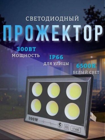 CHZM Прожектор 300 черный