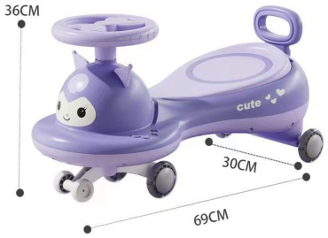 Каталка 1TOY 1117 фиолетовый