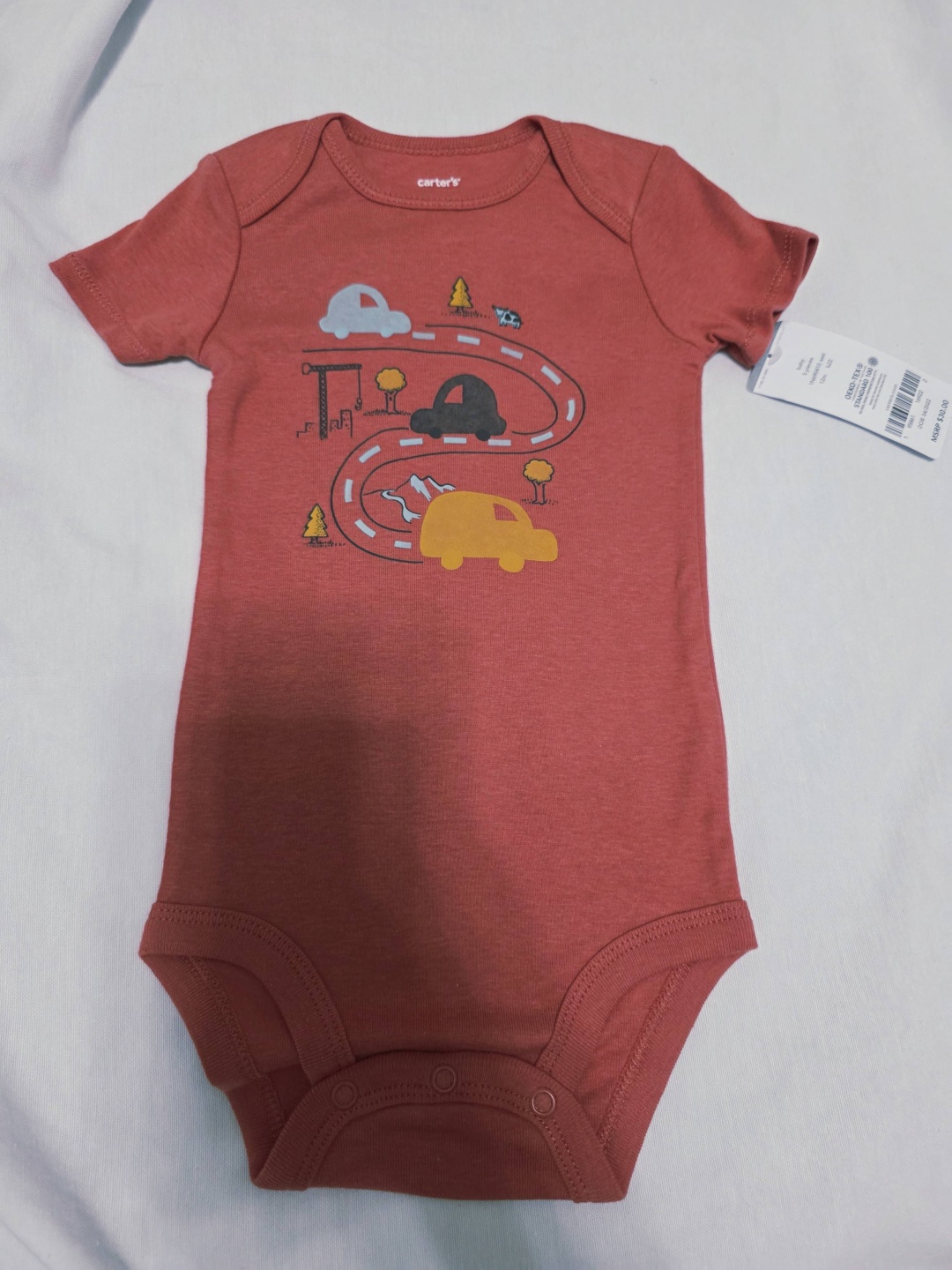Боди Carters коралловый