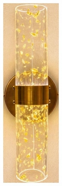 Бра настенный LED, латунь