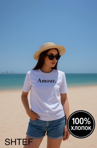 Футболка SHTEF «Amour.» белый