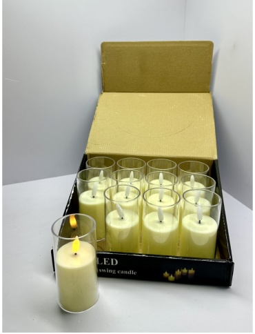 Декоративная свеча LED Led 15 см, 12 шт