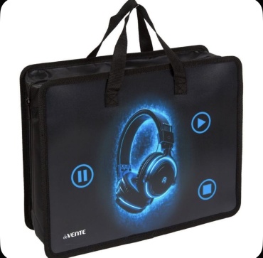Папка для труда deVENTE Headphones, А4, мультиколор